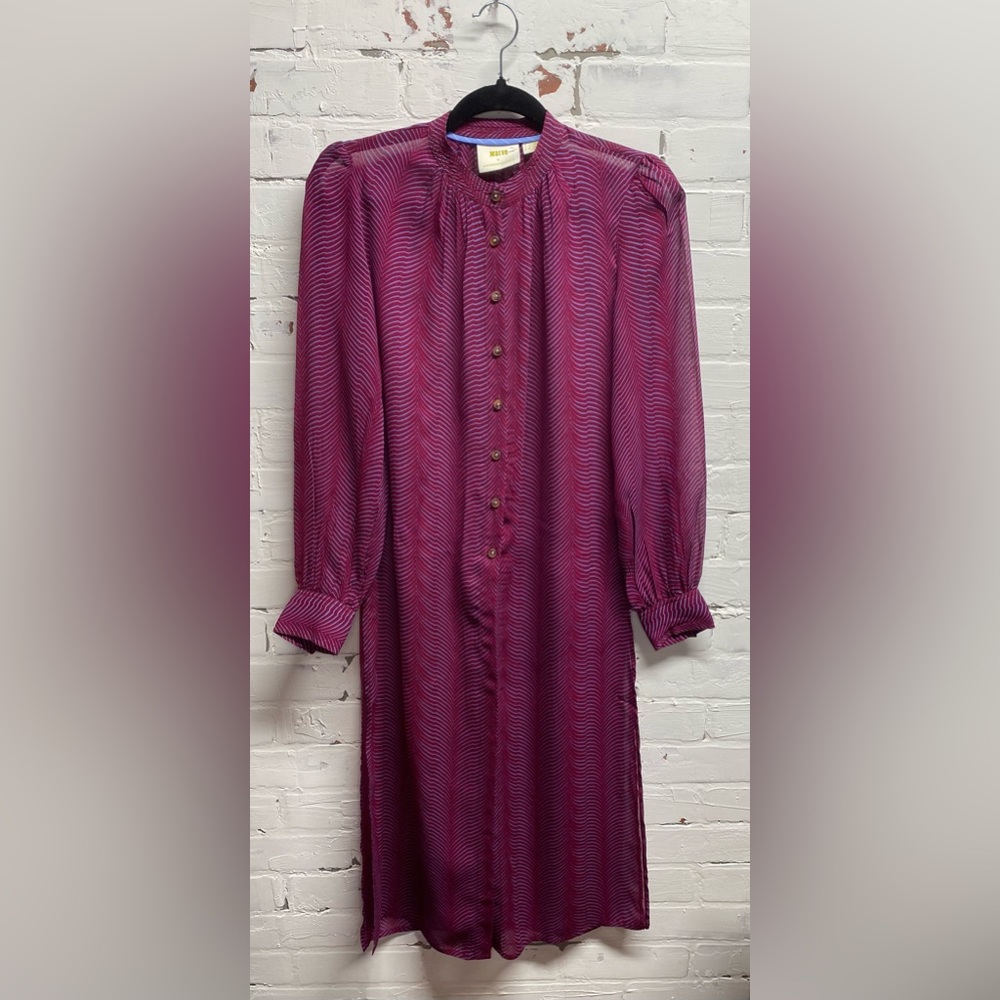 NWOT ANTHROPOLOGIE MAEVE SHEER DRESS SIZE 0